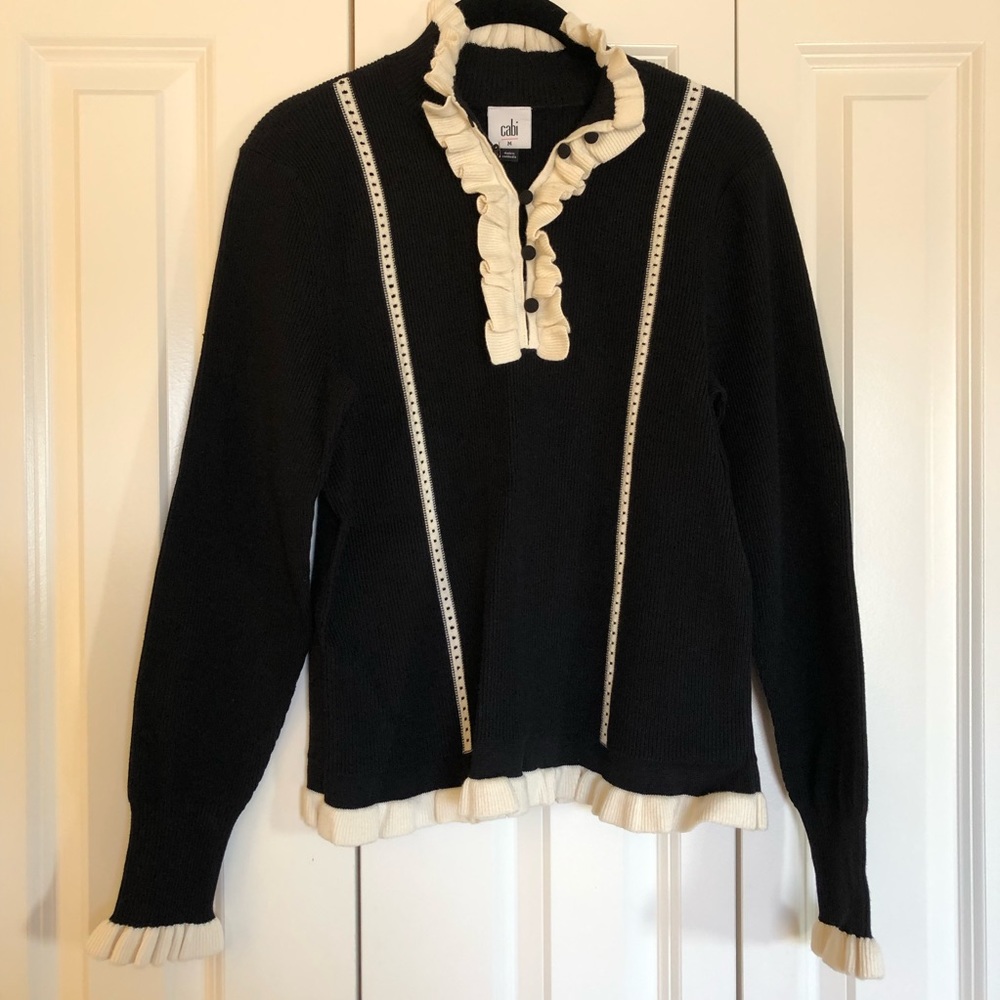 CAbi Adorn pullover sweater size medium new